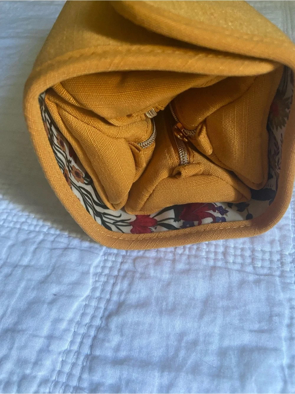 Gucci Beauty Yellow Travel Cosmetic Case